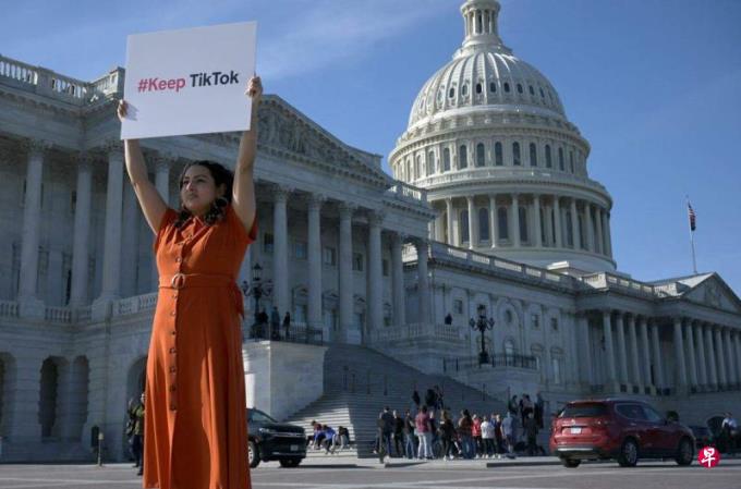 美众议院通过法案 TikTok不剥离中企将被禁