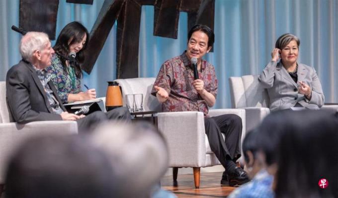 赖清德在美智库演说 称中国大陆是台湾最大挑战