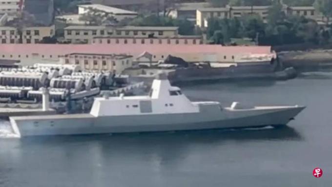 解放军新隐形护卫舰海试 加“角反射器”防泄密