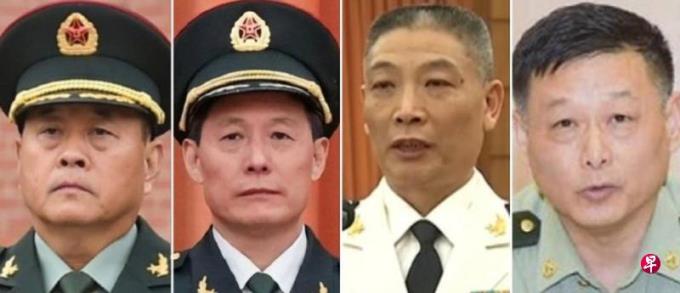 四名中国将领缺席军中重要场合 分析:解放军可能掀起新一轮反腐风暴
