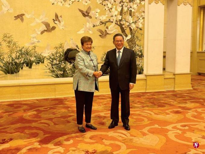 IMF总裁:与中国高层会谈富有成效