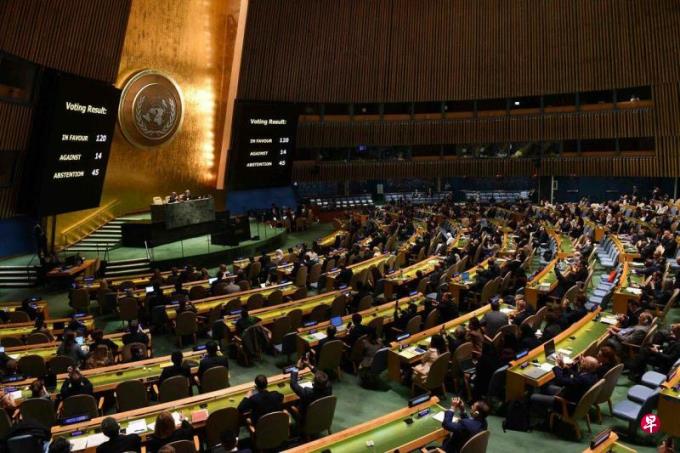 联合国大会决议要求以哈休战 以色列反对