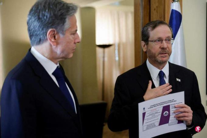 访以会见多位领导人 布林肯:必须确保加沙平民安全