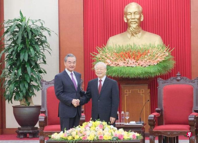 王毅:推进中越海上互利合作 防止域外势力介入