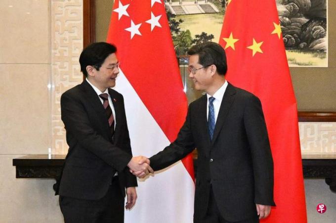 黄循财与中国新财长蓝佛安会面 讨论在双边与区域平台加强合作