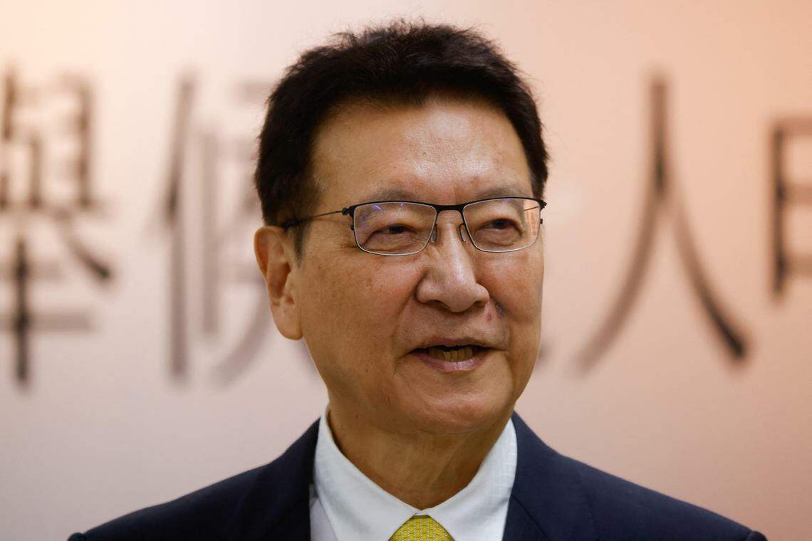 国民党副总统候选人赵少康12月13日强调,若当选一年内没有推动内阁制,他将辞去副总统职务。(路透社档案照)