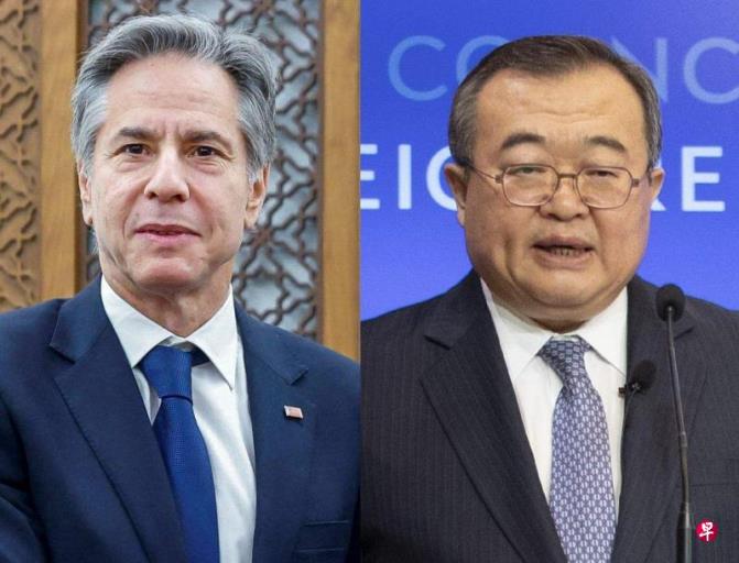美媒:布林肯计划在台大选前夕与刘建超会面