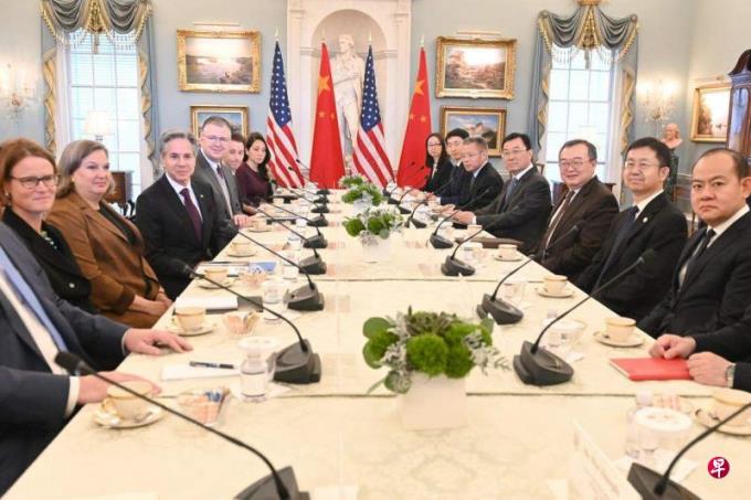 台湾选举前夕 中联部部长刘建超与美国国务卿布林肯会面