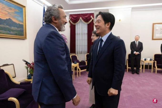 接见美“国会台湾连线” 访团 赖清德:期待继续深化与美各项合作