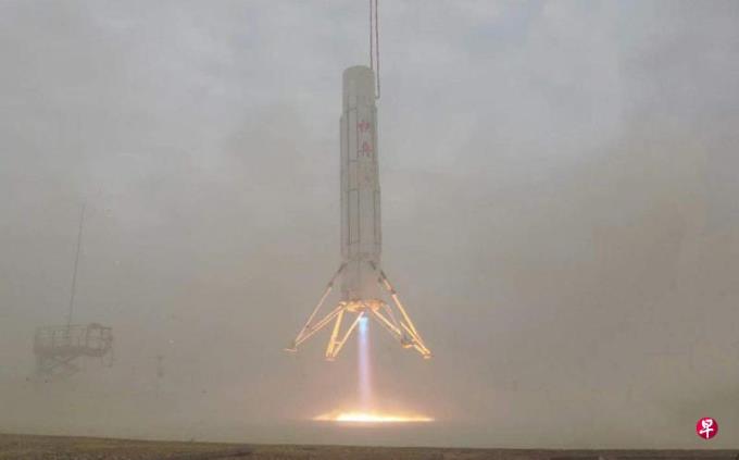 中国自主研发快舟火箭可复用技术试验箭垂直起降试验成功