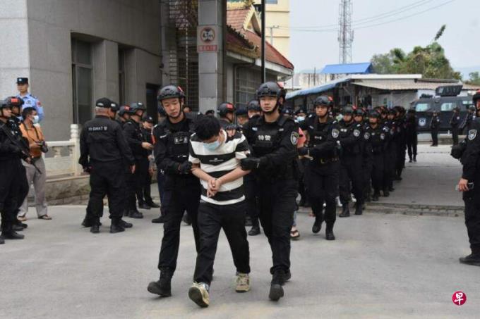 中缅首次联合打击缅北木姐地区电信诈骗活动