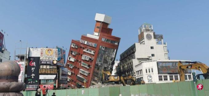 大地震后的花莲 忙拆楼修路 安顿灾民