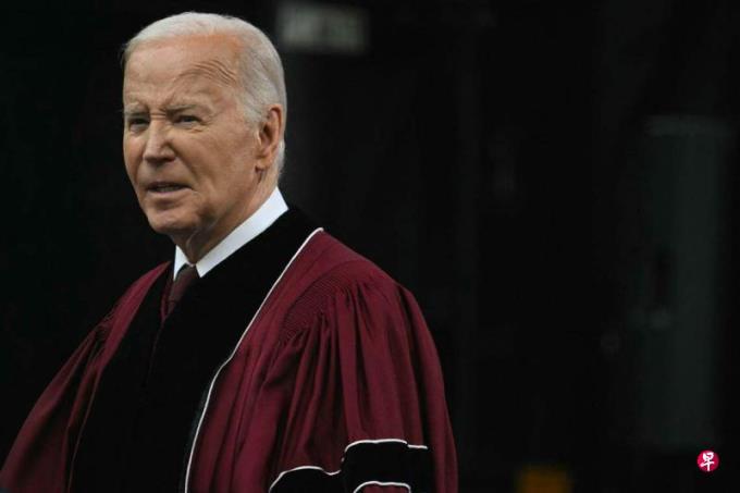 出席莫尔豪斯学院毕业典礼 拜登呼吁加沙“立即停火”