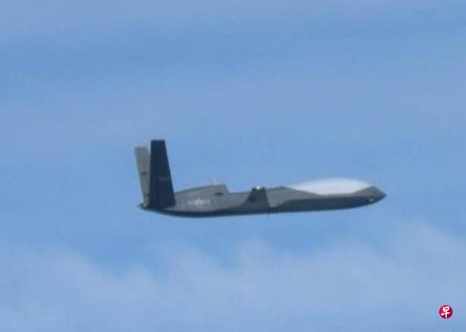 中国新型隐身无人机首现东海 日本F-15战机紧急升空