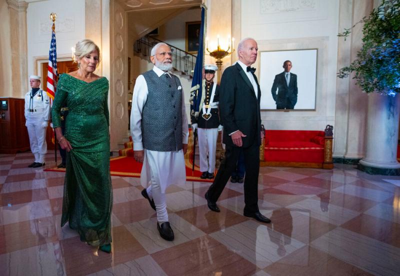 在印度总理莫迪对美国进行国事访问期间,双方在华盛顿宣布了一项战略防御和技术协议。