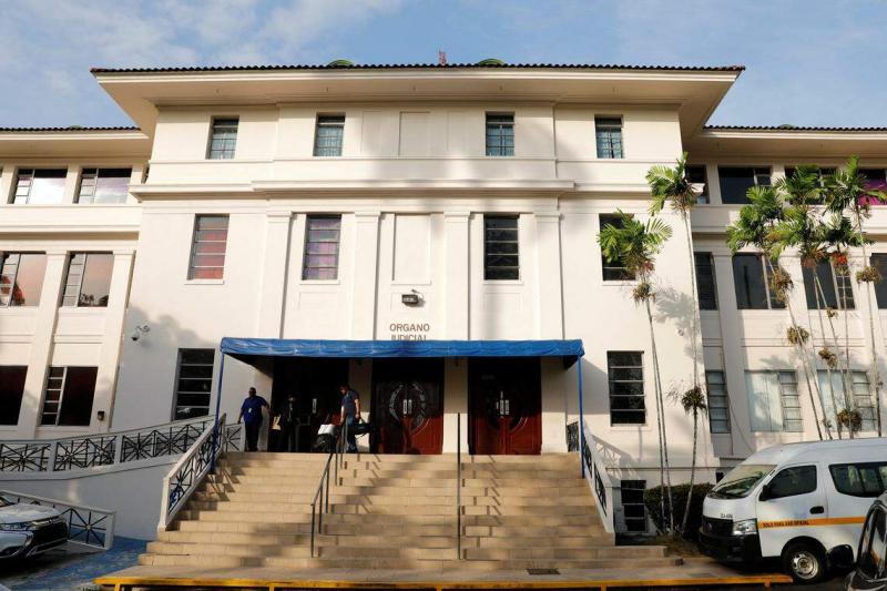 巴拿马法院于4月间展开“巴拿马文件”一案的审讯。(路透社)