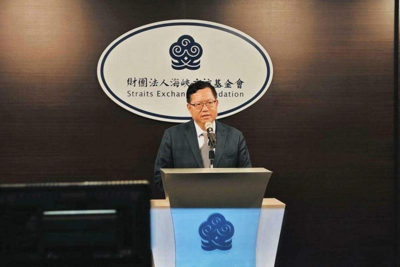 郑文灿在星期天(7月7日)辞去海基会董事长职务。台湾府发言人郭雅慧表示,总统赖清德尊重郑文灿决定。(郑文灿脸书)