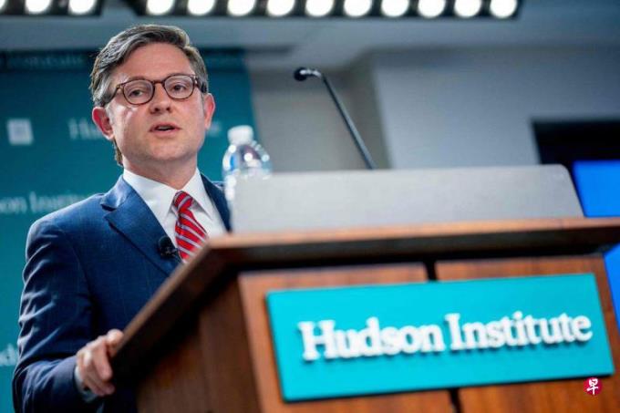 美众院议长约翰逊:国会将推动全面抗中法案