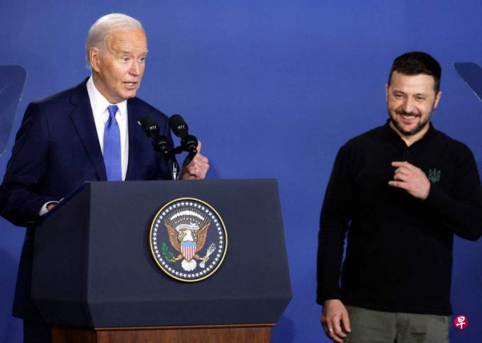 拜登在北约峰会新闻发布会误称泽连斯基“普京”