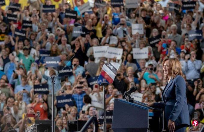 哈里斯全国支持率稍领先 首场竞选演说批特朗普让国家倒退