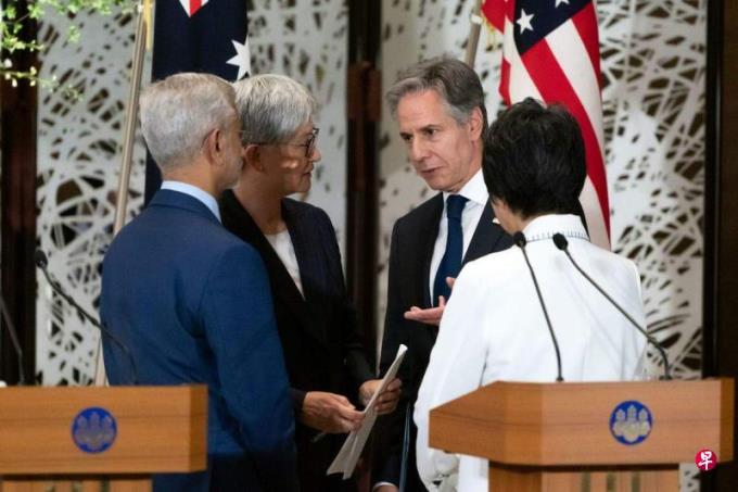 四方安全外长谴责南中国海危险行为 拟建立海事法律对话