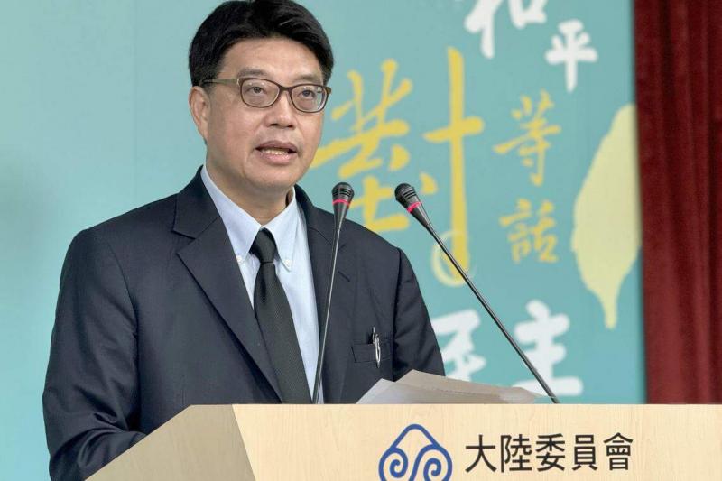 台湾政府的大陆委员会主任委员邱垂正(图)7月30日下午在台北召开记者会,说明协商结果。(缪宗翰摄)