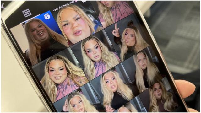 乔尔斯·勒布朗本周现身《吉米·坎摩尔直播秀》节目,此前她发布的"端庄"TikTok视频在网络上走红。