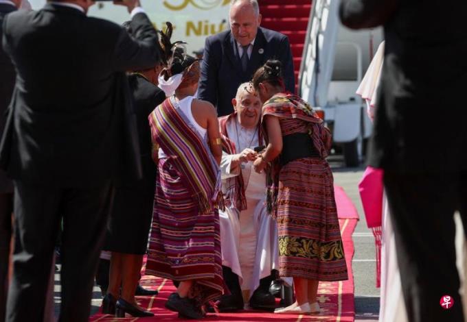 教宗方济各抵达东帝汶