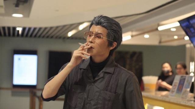 一名观众特地打扮成电影里的角色,前来与影艺戏院作出最后的告别。(26/08/2024)