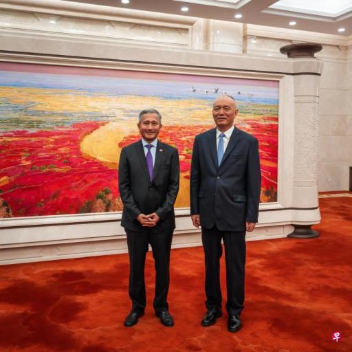 外长维文在北京首会蔡奇 致力于深化两国关系