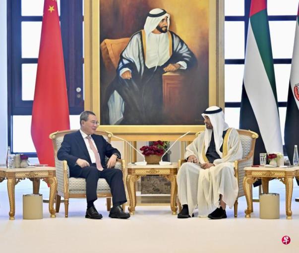 李强与阿联酋总统会面:拓展新能源高端制造等领域合作