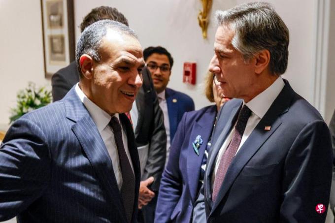 布林肯访埃及 推动加沙停火