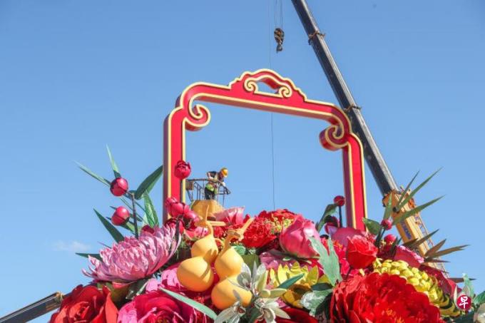 中国国庆花篮预计周三正式亮相天安门广场