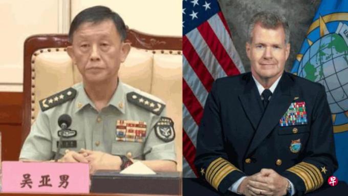 中美两军高层恢复面对面交流 解放军南部战区司令吴亚男率团访夏威夷