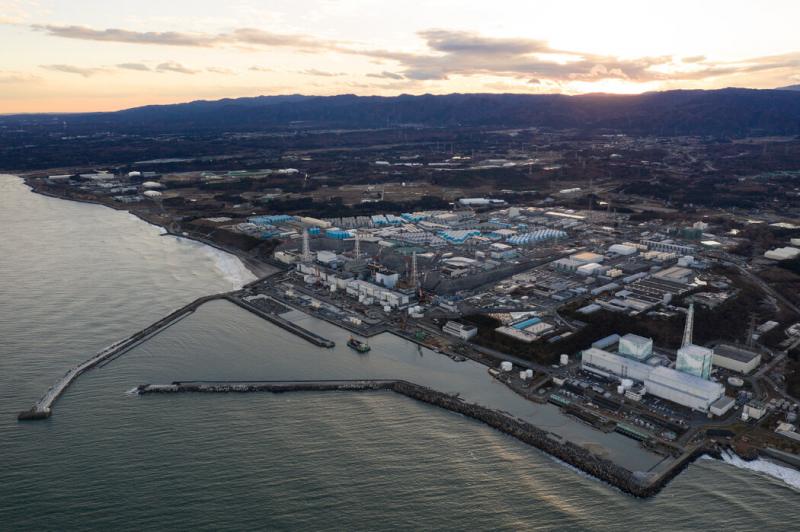 福岛第一核电站,摄于2019年。2011年的强烈地震和海啸导致该核电站发生了熔毁。