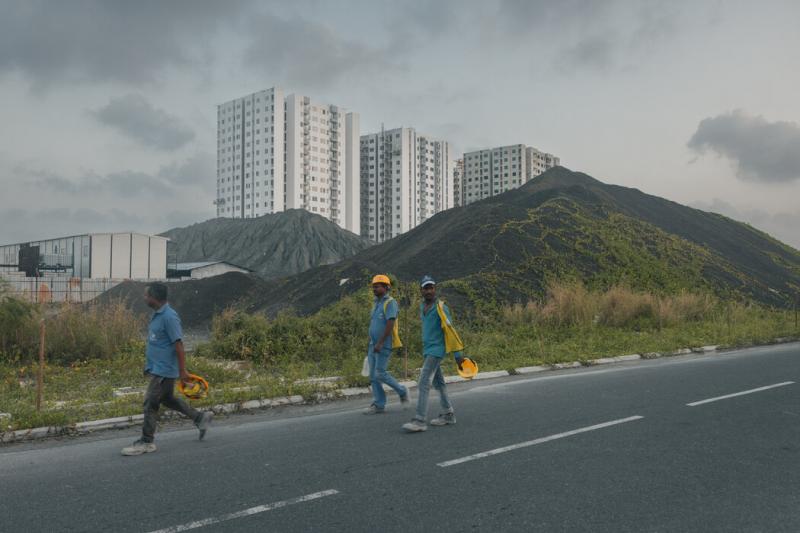 印度资助的马尔代夫住房项目。印度在经济上的成功使其在该地区有更大的影响力。