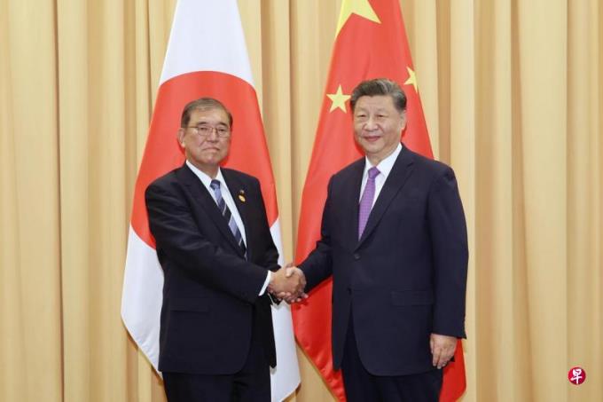 习近平会晤石破茂:望日本妥善处理好历史和台湾等重大原则问题