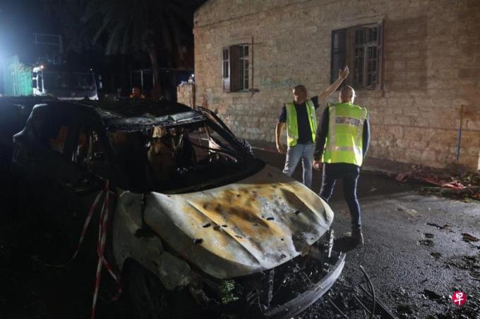 真主党多枚火箭弹袭击以色列北部海法和周边军事目标