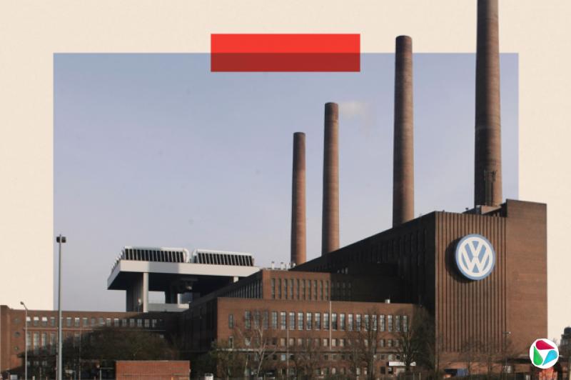 德国汽车制造商主要工厂的大众汽车标记