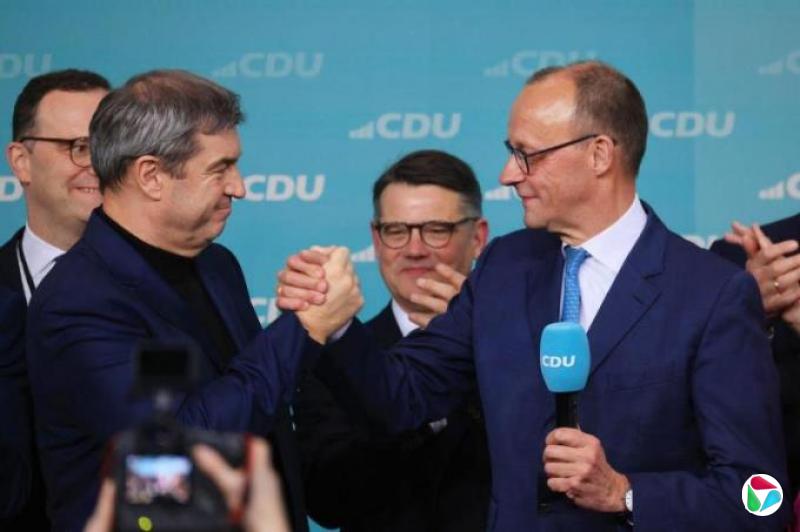 默茨希望与社民党合作组阁 批特朗普不关心欧洲