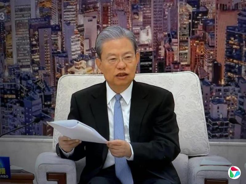 赵乐际缺席中国全国人大会议闭幕会后亮相