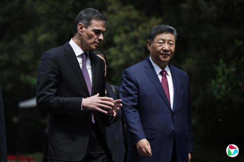 习近平会桑切斯 吁中欧共同抵制单边霸凌行径