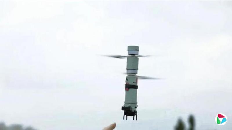 解放军新型无人机形似保温杯 号称载荷系数全球最大
