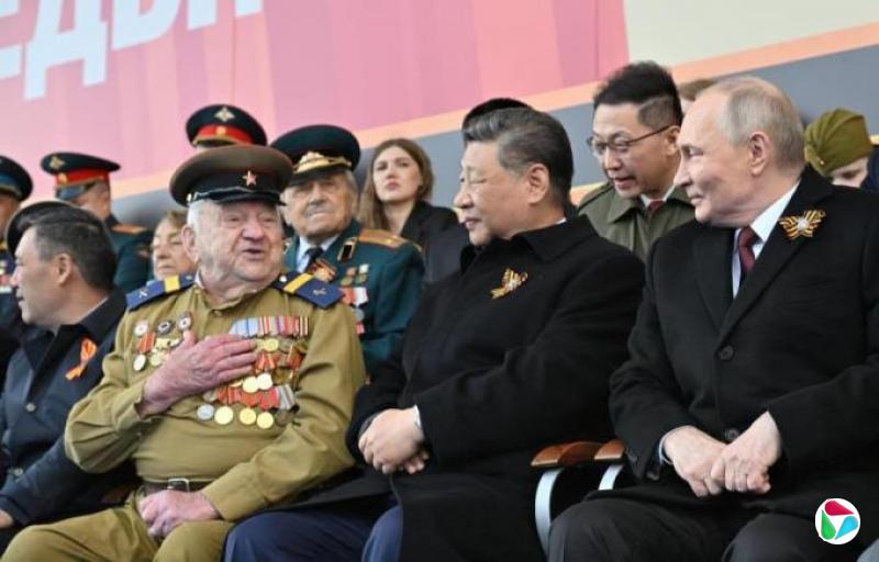 【图集】习近平出席俄罗斯纪念苏联卫国战争胜利庆典