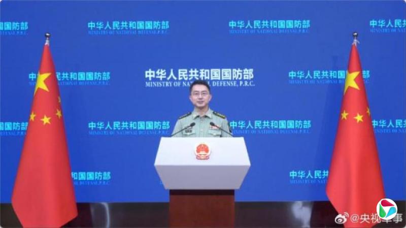 中国国防部新任发言人蒋斌首次亮相