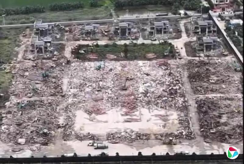 汕头违建豪宅“英之园”已基本清拆完毕