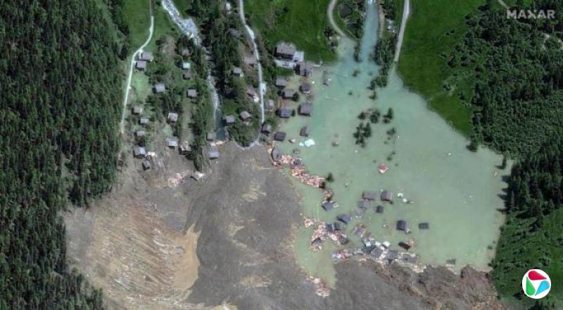 瑞士冰川崩塌封河道 当局或再撤离下游村庄