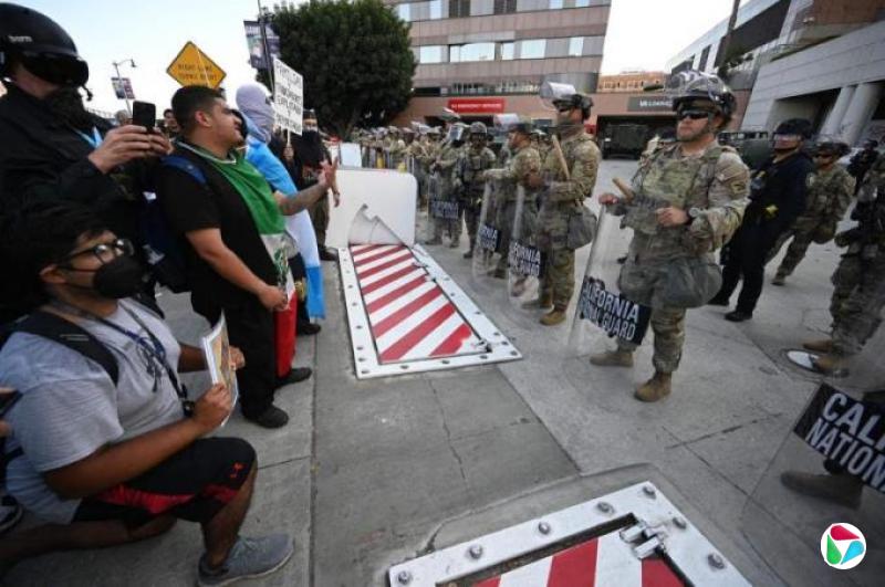 黄慧敏:从洛杉矶示威看美两党博弈