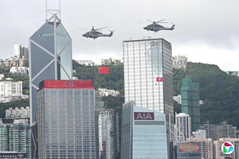 香港举行回归28周年纪念活动 李家超:全力拼经济谋发展