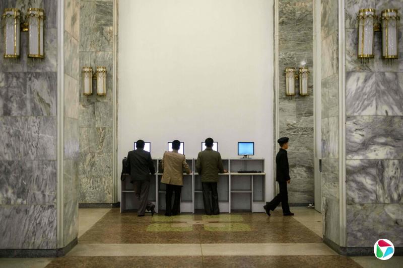 2019年,平壤的人民大学习堂。